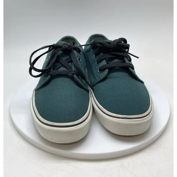 Vans Sneakers Mens 9 Womens 10.5 106 Vulcanized Green TB4R Skate Casual Shoes - Picture 2 of 10